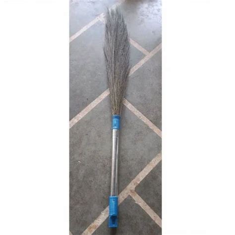 Grass Stainless Steel Handle Floor Phool Jhadu At 65 Piece In Jaipur