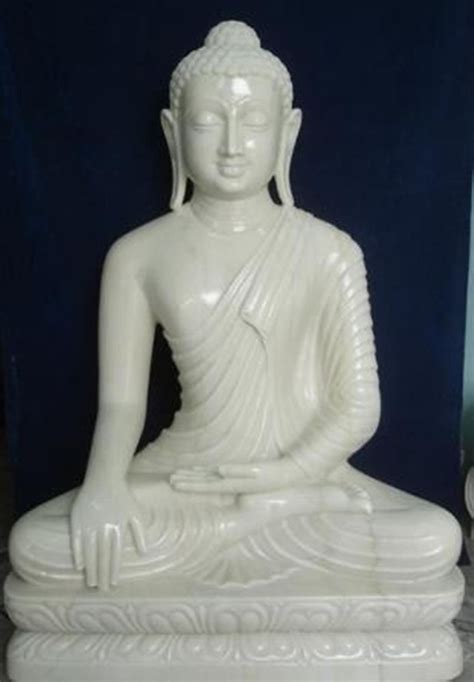 Handmade White Buddha Marble Statue Size Dimension 12 72 Inch At Rs