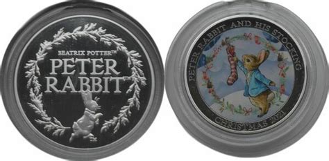 Medal Peter Rabbit And His Stocking Christmas 2021 United Kingdom