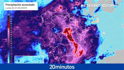 La Dana Que Azotar Espa A El Fin De Semana Dejar Litros De Lluvia