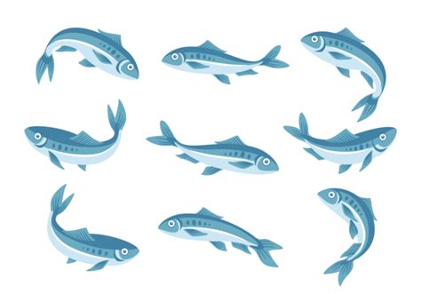 Sardine Icons Vector 144416 Vector Art at Vecteezy