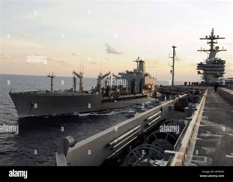 Military Sealift Command Fleet Replenishment Oiler Usns John Len Hi Res