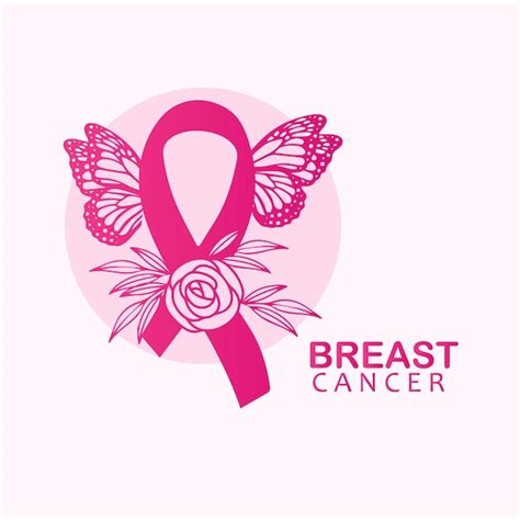 Premium Vector Vector Gradient Breast Cancer Awareness Month Illustration