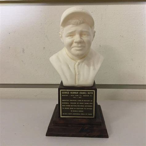 Babe Ruth Hall Of Fame Bust