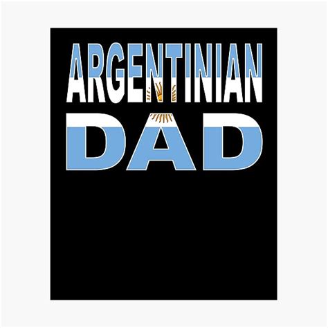 Lámina fotográfica Camisa argentina del papá Día del padre de la