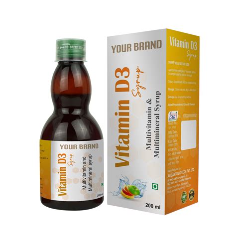 Vitamin D3 Syrup With Multivitamin And Multimineral Syrup Alicanto