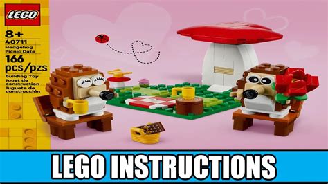 Lego Instructions Seasonal Hedgehog Picnic Date Youtube