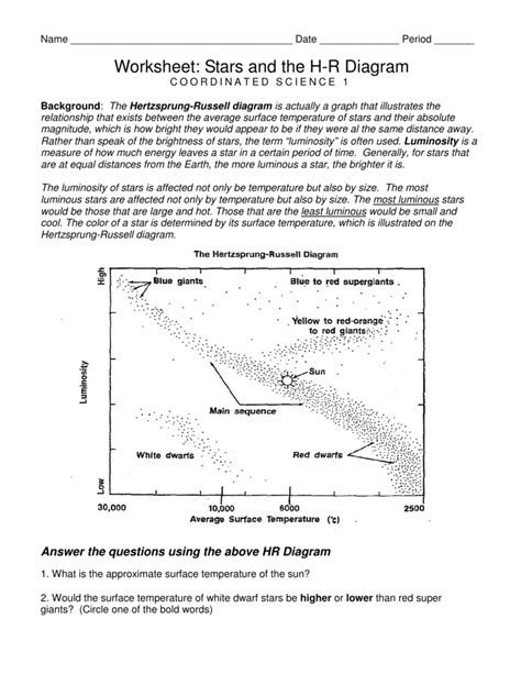 Diagram H And R Diagram Mydiagram Online