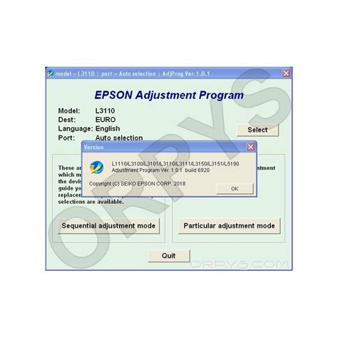 Epson adjustment program l3110 - volnotes