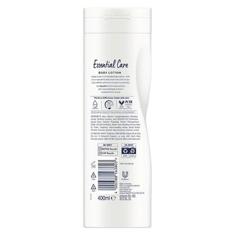 Dove Essential Body Lotion 400ml Skin Superdrug