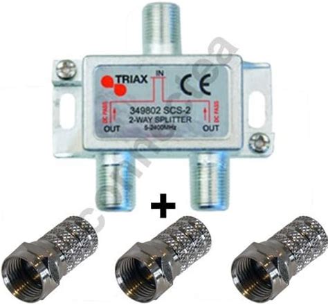 R Partiteur Triax Antenne Tv Ou Sat Entr E Sorties Avec Passage