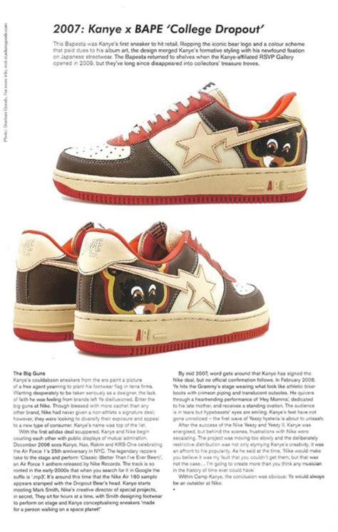 Kanye West X Bape College Dropout 2007 In 2022 Trendy Shoes Bape