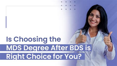 Is Choosing The Mds Degree After Bds Is Right Choice For You Pros Cons