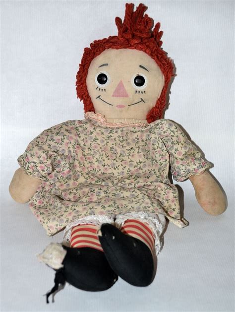 Vintage 1960s Raggedy Ann doll by honeybeepollen on Etsy