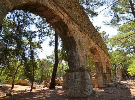 Phaselis Ancient City Antalya Stock Image Image Of Building