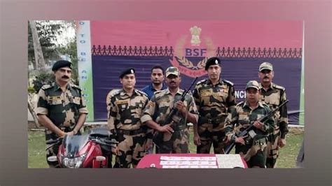 22 Gold Biscuits Recovered And 2 Smugglers Detained By Bsf At