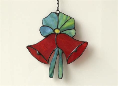 Items Similar To Stained Glass Bells Christmas Ornament Christmas