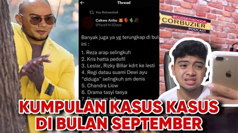 Viral Kumpulan Kasus Kasus Di Bulan September Yang Sangat Plot Twist