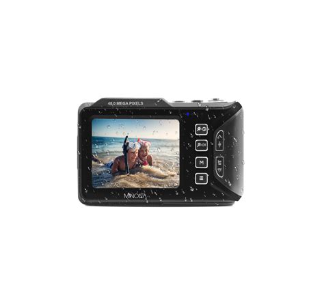 MN60WP 48MP 4K Ultra HD Dual Screen Waterproof Camera Minolta Digital