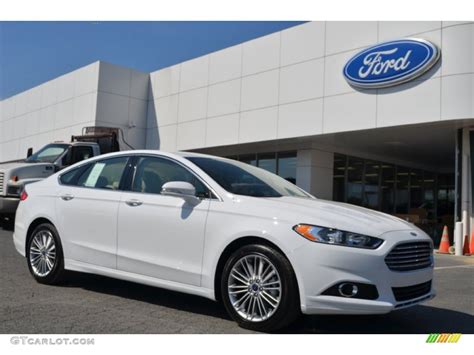 Oxford White 2014 Ford Fusion SE EcoBoost Exterior Photo 85898827