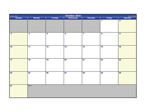 20 Microsoft Blank Calendar Template Images - Microsoft Word Calendar ...