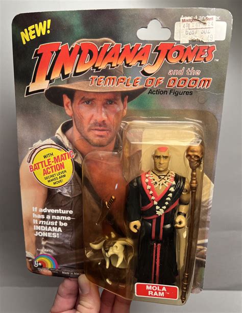 Indiana Jones Temple Of Doom Ljn Indiana Mola Ram Mint On Card Moc