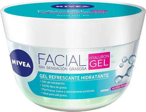 NIVEA Gel Facial Refrescante Cuidado Facial 200 ml con ácido