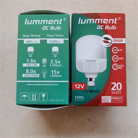 Jual Lampu Aki Model Tabung Lumment DC 20W DC12V Shopee Indonesia