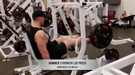 Hammer Strength Leg Press Youtube