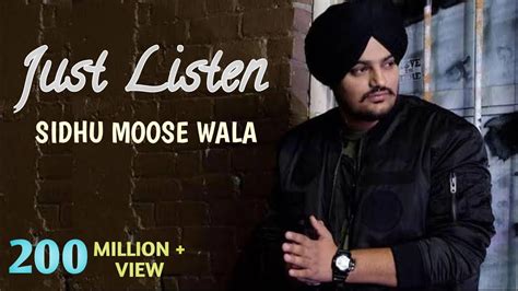 Just Listen Official Music Video Sidhu Moose Wala Ft Sunny Malton Byg Byrd Musical