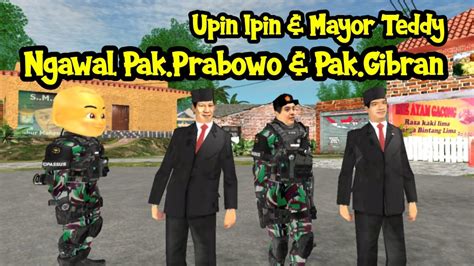 Upin Ipin Jadi TNI Ipin Bermimpi Jadi Pengawal Presiden Terpilih Pak