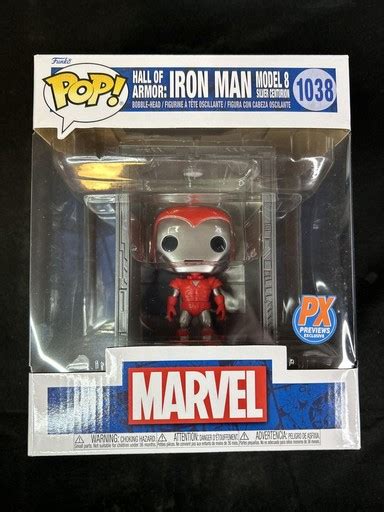 1038 Hall Of Armor Iron Man Model 8 Deluxe PX Previews Funko Pop