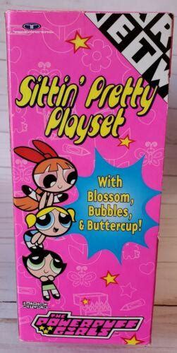 The Powerpuff Girls Sittin Pretty Playset Unopened 3 Figures And Chairs 2000 3905176885