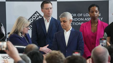 Sadiq Khan Secures Convincing Win Over Tory Rival In London Mayoral