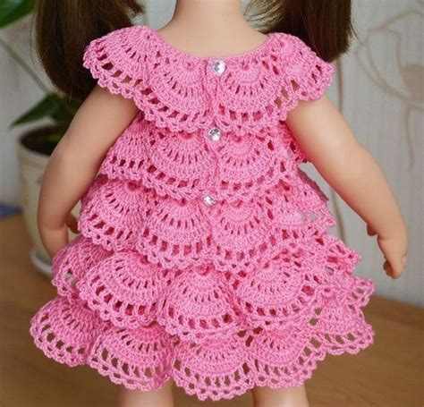 Venta vestiditos a crochet para niña en stock