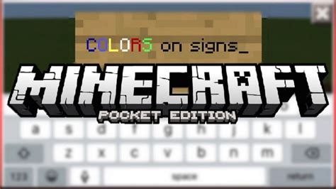 How To Make Colored Signs In Minecraft Pocket Edition