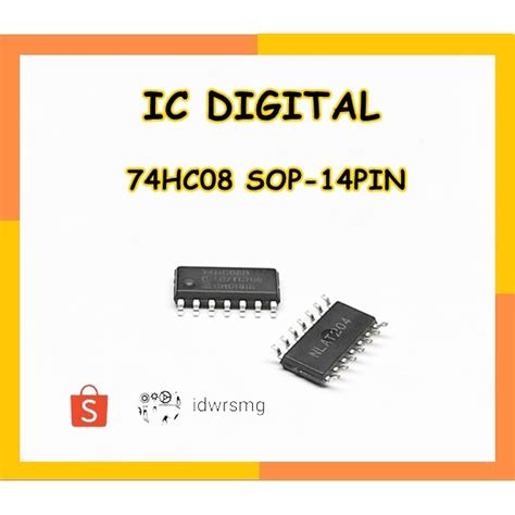 Jual Hc D Hc Hc Dr Smd Quad Input And Gate Sop Shopee