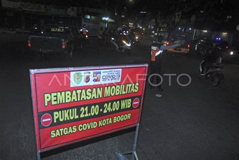 Penutupan Jalan Di Kota Bogor Antara Foto