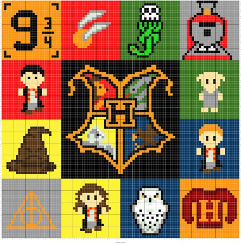 Harry Potter C2c Colchas Harry Potter Harry Potter Quilt Harry Potter
