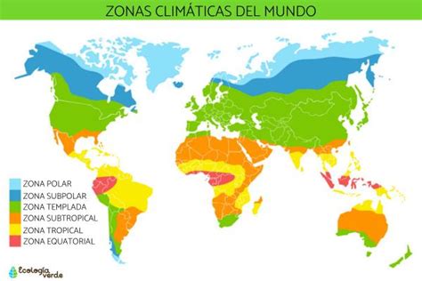 11 Tipos De Clima En El Mundo Y Sus Características ¡con Mapa