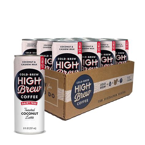 Amazon High Brew Coffee High Brew Cold Brew Coffee Toasted Coconut