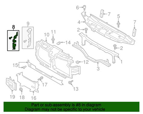 Ford F Super Duty Oem Air Deflector Lc Z J Oem Ford Parts