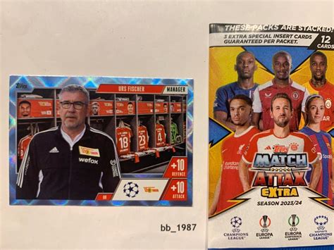 Topps Uefa Cl Match Attax Extra Blue Crystal