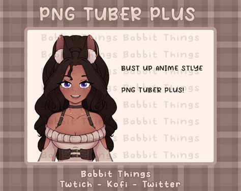 PNG Tuber Animated Png Tuber Twitch PNG Tuber Etsy UK