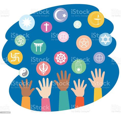 World Religion Symbols Concept Stock Illustration Download Image Now