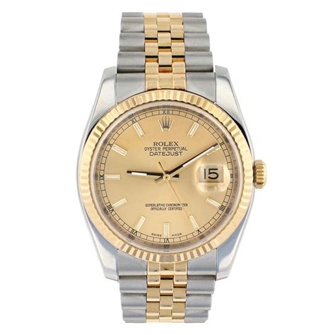 Rolex 116233 Datejust Rolesor Oystersteel & 18K Yellow Gold 36mm (Pre-