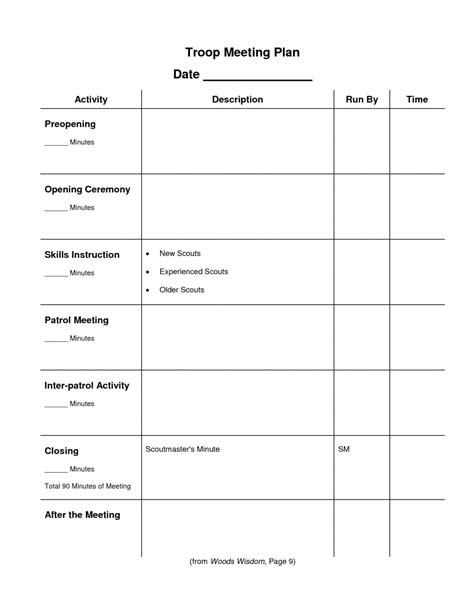 Pin On Business Agenda Template