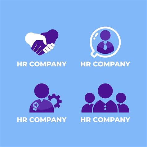 Premium Vector Hand Drawn Human Resources Logo Design