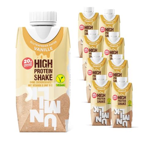 Unmilk High Protein Shake Vanille X Ml Shop Apotheke