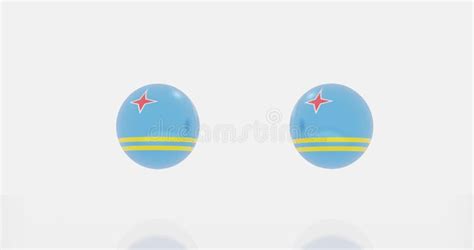 Aruba flag icon or symbols stock illustration. Illustration of ...